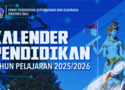 Kalender Pendidikan Provinsi Bali Tahun Pelajaran 2025/2026